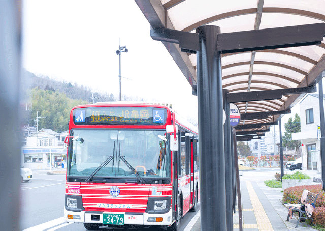 亀岡行きのバス