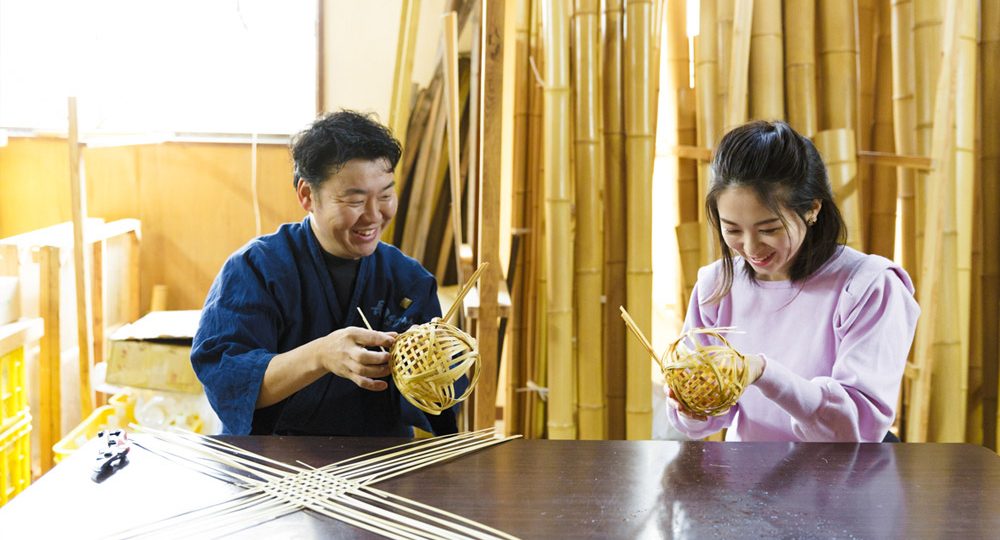 竹の魅力を感じる　竹編みで作るコースター