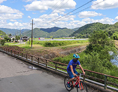 京丹波エリアをサイクリング