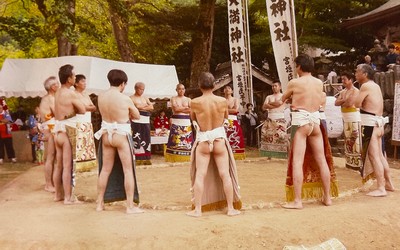 「相撲の知っとる？」と「天満神社相撲保存会」