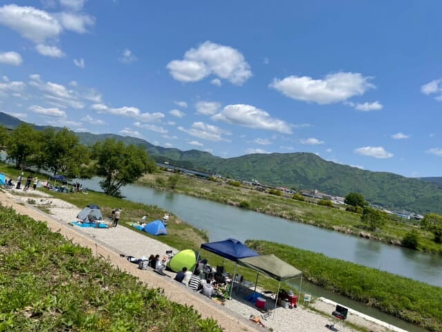 川の駅・亀岡水辺公園 水辺のキャンプ場